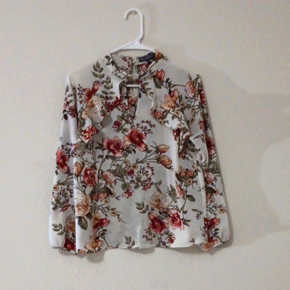 Floral Print Women's Top